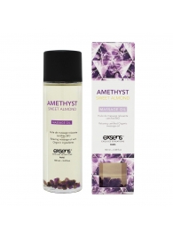 Органическое массажное масло AMETHYST SWEET ALMOND - 100 мл. - Exsens - купить с доставкой в Нижнекамске