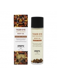 Органическое массажное масло TIGER EYE MACADAMIA - 100 мл. - Exsens - купить с доставкой в Нижнекамске
