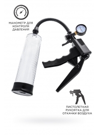 Прозрачная механическая помпа для пениса Viggo - Sexus - в Нижнекамске купить с доставкой