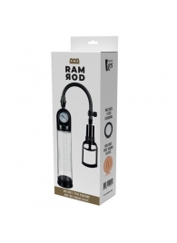 Прозрачная вакуумная помпа с манометром Deluxe Penis Pump - Dream Toys - в Нижнекамске купить с доставкой