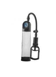 Прозрачная вакуумная помпа с манометром Deluxe Penis Pump - Dream Toys - в Нижнекамске купить с доставкой