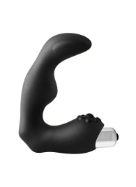 Черный вибромассажер простаты FantASStic Vibrating Prostate Massager - 11,3 см. - Dream Toys - в Нижнекамске купить с доставкой