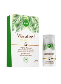 Возбуждающий гель с ароматом кокоса Vibration Coconut - 15 мл. - INTT - купить с доставкой в Нижнекамске
