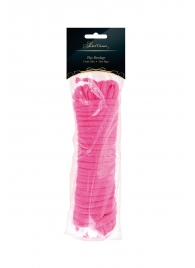 Розовая веревка для связывания Sweet Caress Rope - 10 метров - Sweet Caress - купить с доставкой в Нижнекамске