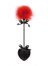 Стек с пуховкой Sweet Caress Feather Whip - 44 см. - Sweet Caress - купить с доставкой в Нижнекамске