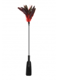 Стек-щекоталка Sweet Caress Feather Whip - 58 см. - Sweet Caress - купить с доставкой в Нижнекамске