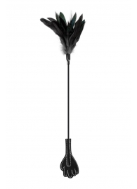 Двусторонний стек-щекоталка Sweet Caress Feather Whip - 58 см. - Sweet Caress - купить с доставкой в Нижнекамске