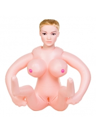 Надувная секс-кукла с реалистичной головой и поднятыми ножками - ToyFa - в Нижнекамске купить с доставкой
