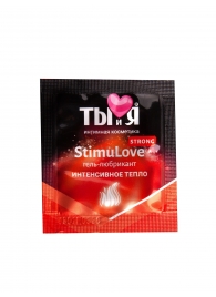 Разогревающий гель-лубрикант Stimulove Strong в одноразовой упаковке - 4 гр. - Биоритм - купить с доставкой в Нижнекамске