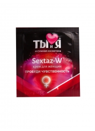Возбуждающий крем для женщин Sextaz-W в одноразовой упаковке - 1,5 гр. - Биоритм - купить с доставкой в Нижнекамске