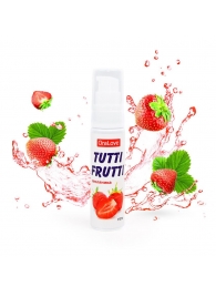 Гель-смазка Tutti-frutti с земляничным вкусом - 30 гр. - Биоритм - купить с доставкой в Нижнекамске