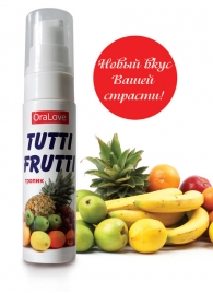 Гель-смазка Tutti-frutti со вкусом тропических фруктов - 30 гр. - Биоритм - купить с доставкой в Нижнекамске