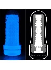 Светящийся в темноте мастурбатор Lumino Play Masturbator Ribbed - Lovetoy - в Нижнекамске купить с доставкой
