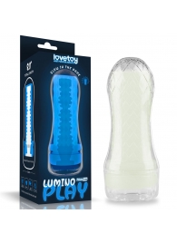 Светящийся в темноте мастурбатор Lumino Play Masturbator Ribbed - Lovetoy - в Нижнекамске купить с доставкой