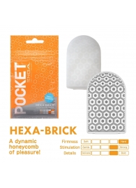 Карманный мастурбатор HEXA-BRICK - Tenga - в Нижнекамске купить с доставкой