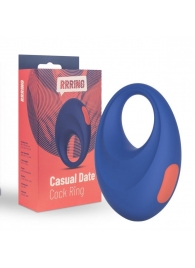 Синее эрекционное кольцо RRRING Casual Date Cock Ring - FeelzToys - в Нижнекамске купить с доставкой