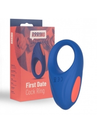 Синее эрекционное кольцо RRRING First Date Cock Ring - FeelzToys - в Нижнекамске купить с доставкой