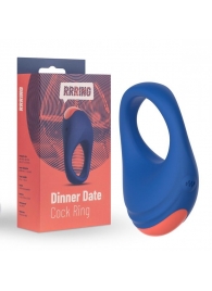 Синее эрекционное кольцо RRRING Dinner Date Cock Ring - FeelzToys - в Нижнекамске купить с доставкой