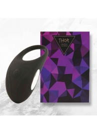 Черное эрекционное виброкольцо Thor Cockring - FeelzToys - в Нижнекамске купить с доставкой