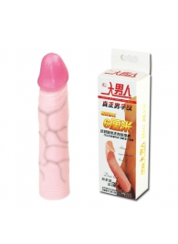 Удлиняющая насадка на пенис Deep Love - 21,5 см. - Baile - в Нижнекамске купить с доставкой