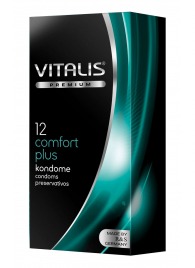 Контурные презервативы VITALIS PREMIUM comfort plus - 12 шт. - Vitalis - купить с доставкой в Нижнекамске