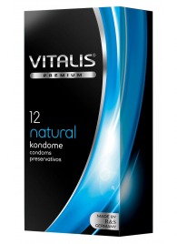 Классические презервативы VITALIS PREMIUM natural - 12 шт. - Vitalis - купить с доставкой в Нижнекамске
