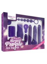 Эротический набор Toy Joy Mega Purple - Toy Joy - купить с доставкой в Нижнекамске