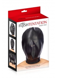 Маска-шлем на голову с отверстиями для дыхания - Fetish Tentation - купить с доставкой в Нижнекамске