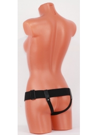 Универсальные черные трусики для страпона - БДСМ Арсенал - купить с доставкой в Нижнекамске