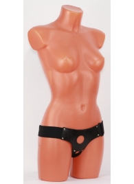 Универсальные черные трусики для страпона - БДСМ Арсенал - купить с доставкой в Нижнекамске