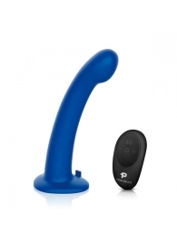 Синяя насадка Remote Control P-Spot G-Spot с черными трусиками - 20 см. - Pegasus - купить с доставкой в Нижнекамске