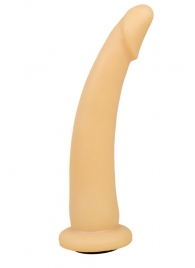 Телесная гладкая насадка-фаллоимитатор Harness - 20 см. - LOVETOY (А-Полимер) - купить с доставкой в Нижнекамске