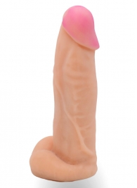 Телесная насадка на Harness с коннектором в ламинате - 20 см. - LOVETOY (А-Полимер) - купить с доставкой в Нижнекамске