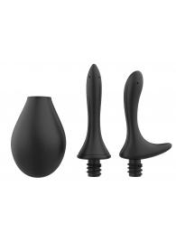 Черный анальный душ Nexus Anal Douche Set с 2 сменными насадками - Nexus Range - купить с доставкой в Нижнекамске