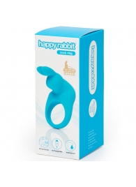 Голубое эрекционное виброкольцо Happy Rabbit Rechargeable Rabbit Cock Ring - Happy Rabbit - в Нижнекамске купить с доставкой