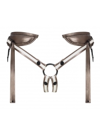 Бронзовый пояс для насадок Desirous Harness - Strap-on-me - купить с доставкой в Нижнекамске