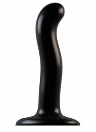 Черный фаллоимитатор-насадка Strap-On-Me P G spot Dildo size S - 16,4 см. - Strap-on-me - купить с доставкой в Нижнекамске