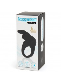 Черное эрекционное виброкольцо Happy Rabbit Rechargeable Rabbit Cock Ring - Happy Rabbit - в Нижнекамске купить с доставкой