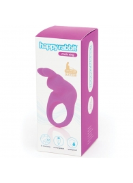 Фиолетовое эрекционное виброкольцо Happy Rabbit Rechargeable Rabbit Cock Ring - Happy Rabbit - в Нижнекамске купить с доставкой