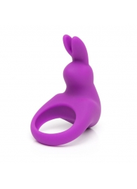 Фиолетовое эрекционное виброкольцо Happy Rabbit Rechargeable Rabbit Cock Ring - Happy Rabbit - в Нижнекамске купить с доставкой