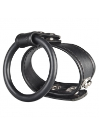 Двойное кольцо выносливости на пенис DUAL STAMINA RING - BlueLine - в Нижнекамске купить с доставкой