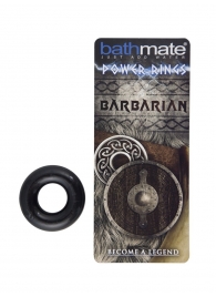 Чёрное эрекционное кольцо Barbarian - Bathmate - в Нижнекамске купить с доставкой