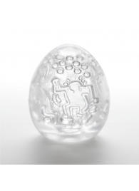 Мастурбатор-яйцо Keith Haring EGG DANCE - Tenga - в Нижнекамске купить с доставкой