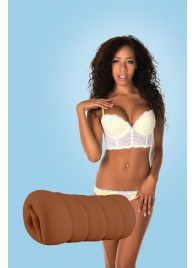Коричневый мастурбатор-вагина BRIANNA - Dream Toys - в Нижнекамске купить с доставкой