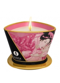 Массажная свеча Rose Petals с ароматом розы - 170 мл. - Shunga - купить с доставкой в Нижнекамске