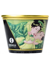 Массажная свеча Exotic Green Tea с ароматом зелёного чая - 170 мл. - Shunga - купить с доставкой в Нижнекамске