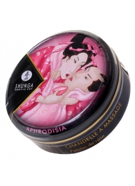 Массажная свеча Rose Petals с ароматом розы - 30 мл. - Shunga - купить с доставкой в Нижнекамске