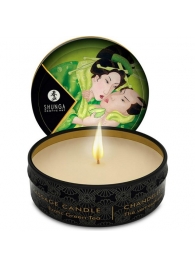 Массажная свеча Exotic Green Tea с ароматом зелёного чая - 30 мл. - Shunga - купить с доставкой в Нижнекамске