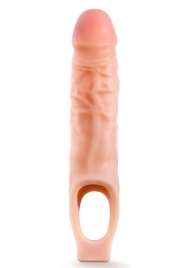 Телесная насадка на пенис 9 Inch Cock Sheath Extender - 22,2 см. - Blush Novelties - в Нижнекамске купить с доставкой