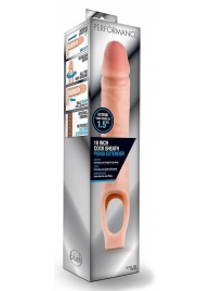 Телесная насадка на пенис 10 Inch Cock Sheath Extender - 25 см. - Blush Novelties - в Нижнекамске купить с доставкой